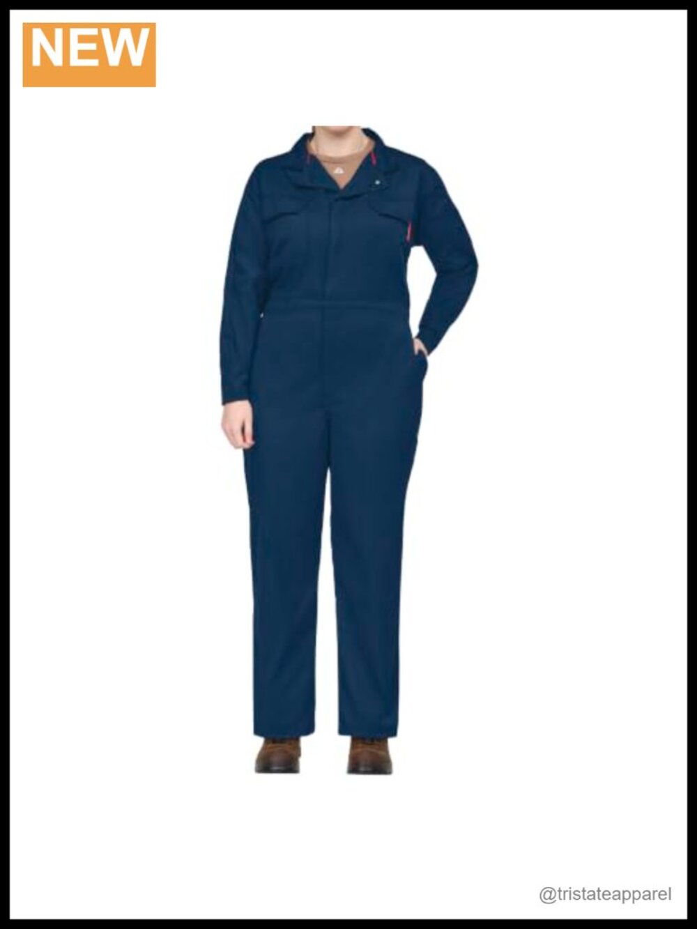 FR Flame Resistant Mobility Coverall CAT2 Aramid Blend Full Elastic Waist Work